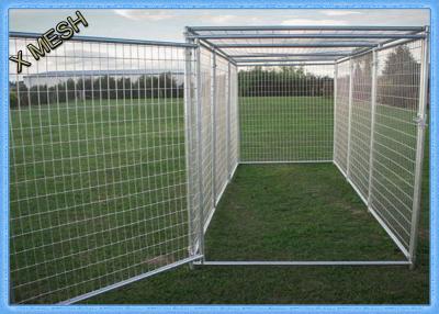 China 11 Gauge Galvanized Weld Mesh Panels Pintado al aire libre Dog Kennel 10X10X6 Pie en venta