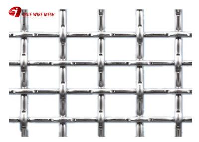 China Het Netwerk van de Slotroestvrij staal Geplooide Draad Weven het op hoge temperatuur na Crimpting Te koop