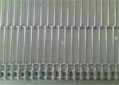 Chine Câble plat 12mm Mesh Conveyor Belt de l'acier inoxydable 316 à vendre