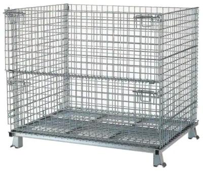 Cina Nastro metallico pieghevole industriale 500kg Mesh Basket in vendita