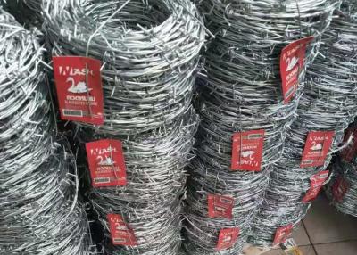 China Anti Corrosion hot dipped galvanized 45cm 16.5 Ga Barbed Wire for sale