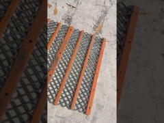 Rubber Self-Cleaning Vibrating Screen Mesh For Shale Screening