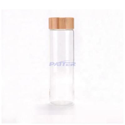 China Paint Popular For Market Single Wall Borosilicate Drinking Clear Glass Waterbottle 500ml for sale