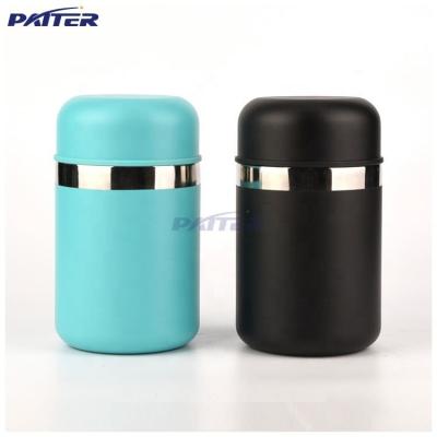 China Paint High Quality Stainless Steel Thermos With Spoon Bottle Vacuum Insulated Food Jar for sale