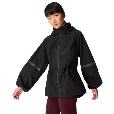 China Cool Causal Anti-wrinkle OEM Sport Style Long Sleeves Black Color Women Jacket For Autumn for sale