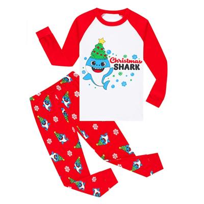 China Wholesale Sublimation Thermal Pajamas Sets Kids Cotton Clothes Christmas Pajamas Clothes for sale