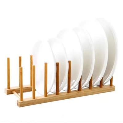 China Kitchen Hot Selling Wooden Stocked Bamboo Dish Drying Rack Dish Rack, Dish Drying Rack for sale