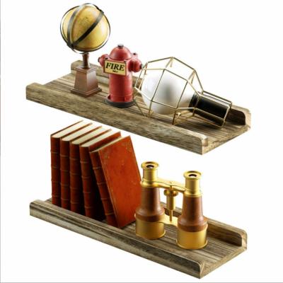 China Hot Selling Special Shelves Eco-friendly Material Floating Storage Wooden Shelf Wall Mounted for sale