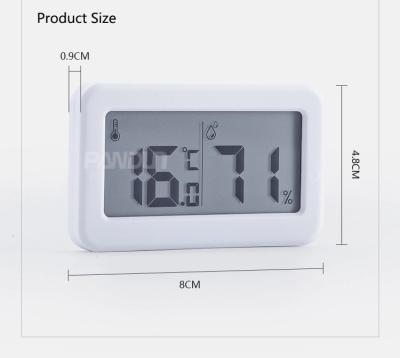 China Plastic LCD Display Digital Electronic Hygrometer Thermometer Weather Station Indoor Home Indoor Temperature Humidity Meter for sale