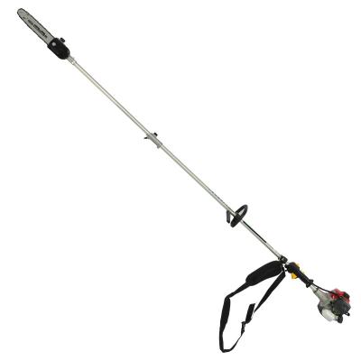 China 2-Stroke Chainsaw Telescoping Pole Saw Gasoline 26.3cc Long Reach Pole Chainsaw for sale