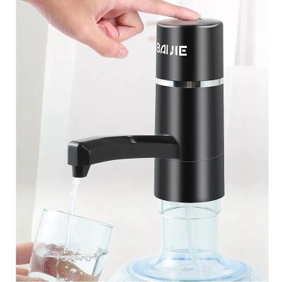 China Hotel Usb Rechargeable Mini Manual Pump Bottled Portable Electric Desktop Automatic Pump Water Dispenser for sale