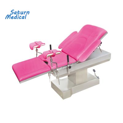 China Price Made of Stainless Steel Manufacturing Electric Gynecology Obstetrics Delivery Table for sale