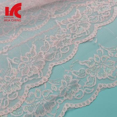 China Viable loose guipure lingerie lace trim with sexy criss-cross and sheer lace fabric for sale