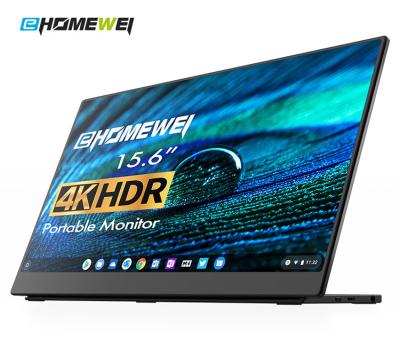 China Portable Speaker 4K Monitor - 15.6 Inch IPS HDR Gaming Monitor 100% sRGB Type-C HD+MI FreeSync With Speakers for sale