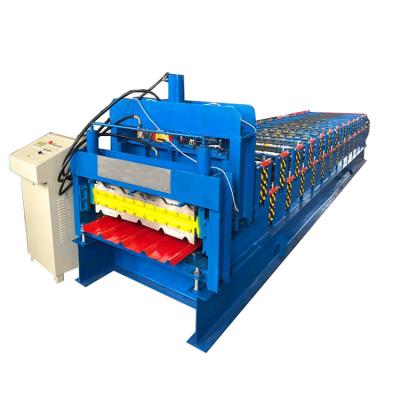 China High Production Speed ​​Metal Corrugating Iron Sheet Roll Roofing Tile Sheet Forming Making Machine Production Line for sale