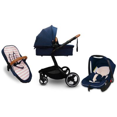 China PL100 Fashion Folding Baby Carriage 600D Oxford Luxury Hot Sale 3 in 1 or 2 in 1 for sale