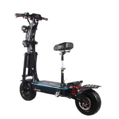 China Unisex 2020 Most Popular 13 inch 60V8000W Tesla 21700 battery 60V60A Adult foldable electric scooter with seat for sale