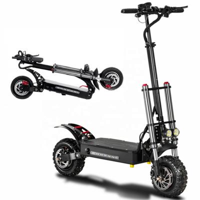 China unisex toursor 5600w 60v powerful motor big wheel 85km fastest 11 inch dual motor electric scooter for sale