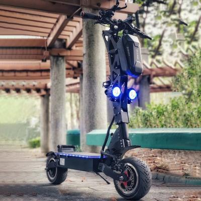 China EXA Double Shock Absorber Toursor E8 Motor 5600w 60v Fast Speed ​​Foldable Adult Electric Scooter With CE Certification for sale