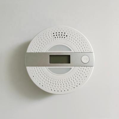 China LCD Display Best Price Alarm And Co Led Combo Display Smoke Carbon Monoxide Detector for sale