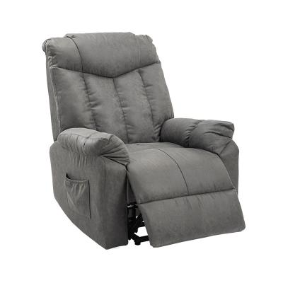 China 20-1001L PU Foldable Leather Glider Recliner With Lift Chair Massage Recliner Rocking Chair for sale