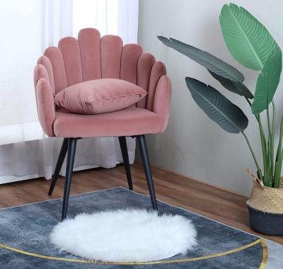 China Storage Newcomer Pink Upholstered Home Accent Chair Modern Living Room for sale