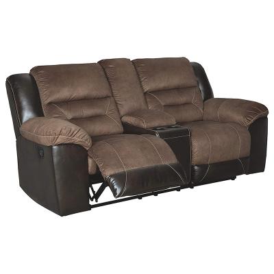 China Massage Manual Contemporary Faux Leather Sofa Loveseat Recliner Set For Living Room for sale