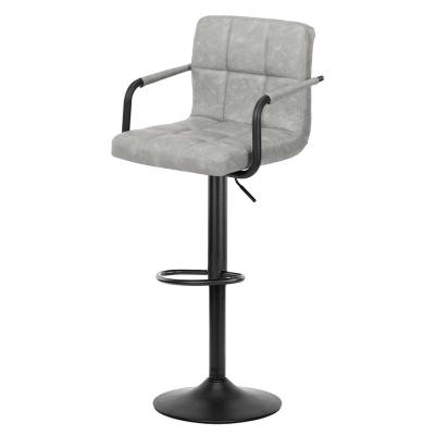 China Factory direct sale (height)adjustable high lift bar chairs with armrest for home bar for sale