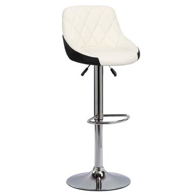 China New Arrival Height Adjustable (Height) Adjustable Velvet Swivel Bar Chair For Bar for sale