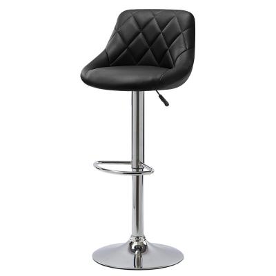 China (Size) Hot Selling Modern Leather Bar Stool Adjustable Metal PU Referee Chair For Home Bar for sale