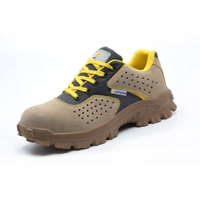 China Security Steel Toe Fashion breathable leather Men Type Sport Safety Shoes for sale