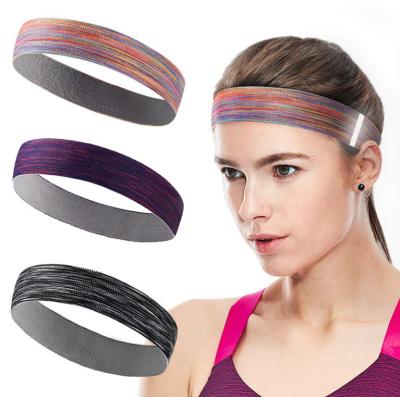 China Custom Sports Head Band Carbon Fiber Sweat Absorbent Headbands Sports Headband Fashionable Bamboo Quick Dry Running Headband for sale