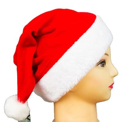 China Party Stocked Good Quality Christmas Hat Christmas Party Hats Holiday For Kids Santa Hat For Adults Unisex Party Supplies for sale