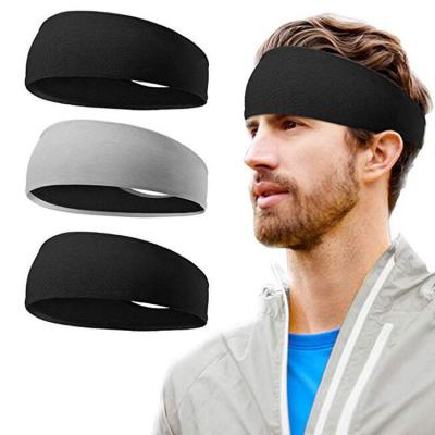 China European and American Style Men's Headband Boho Types Headband and Sports Headbands Moisture Wicking Workout Headbands for Running for sale