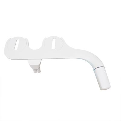 China Modern Ultra Slim Double Spouts Cold Water Left Hand Bidet Attachment for sale