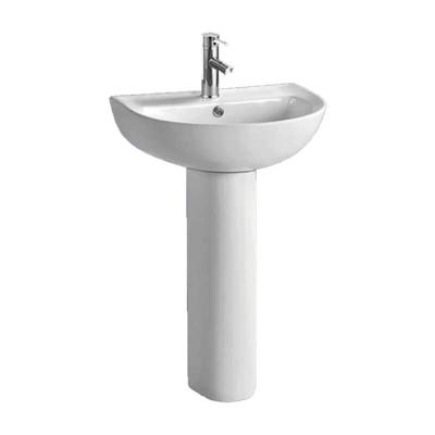 China Modern Bathroom Factory Outlet C51006 Most Popular Sanitary Ware White Ceramic Pedestal Sinks for sale