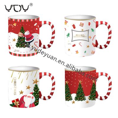 China 2021 YDY brand latest design viable wholesale price china christmas ceramic mug for sale