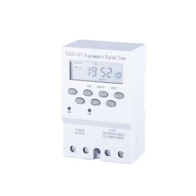 China Compact 25A Digital Programmable Timer with Replaceable Battery KG316Ts KG316Ts for sale