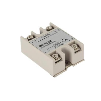 China Sealed Factory Manufacturing High Quality 15A 3-32VDC 5-60VDC SSR Solid State Relay (SSR-15DD) for sale