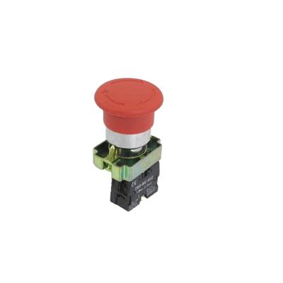 China 1NC Sign XB2-BS542 XB2-BS542 Red Mushroom Emergency Stop Push Button Switch for sale