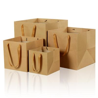 China Recycled Materials Factory Wholesale Low Price Black Grocery Packaging Paper Bag Custom Printed Single Shoes Clothes Shopping Packaging Paper Bag for sale