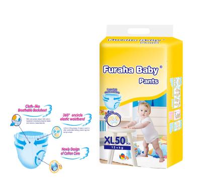 China Hot Sale High Quality Non-woven Diapers Baby Products Printed Disposable Diapers for sale