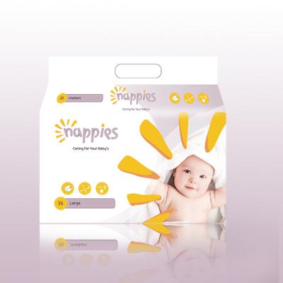 China 2022 New Product Printed Professional Pampering Baby Diaper Manufacturers In Arab Market for sale