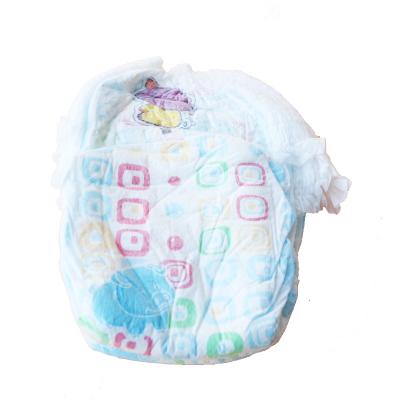 China Printed in China Fluff China Stock Baby Pulp Disposable Diapers Pant Disposable Diaper Pants for sale