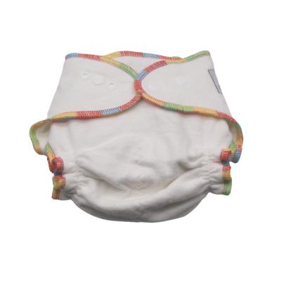 China Jersey Organic Cotton Fabric HEMP Diaper Fitted Cloth Diaper For Night Fitted Diaper For Diaper Cover for sale