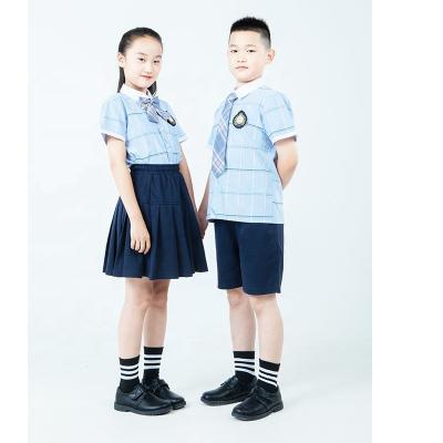 China Factory Supply OEM Custom Made Primary Kids Kindergarten Kindergarten School Uniforms School Tops for sale