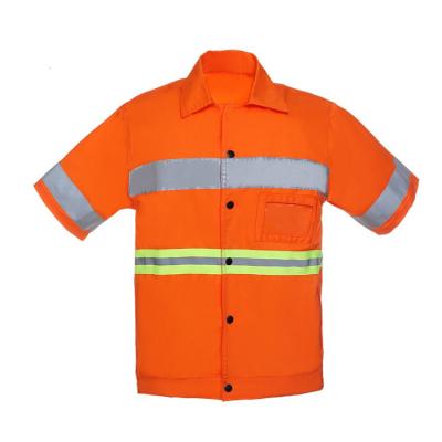 China High Visibility Costom Construction Work Shirts Welders Work Apparel High Visibility With Button for sale