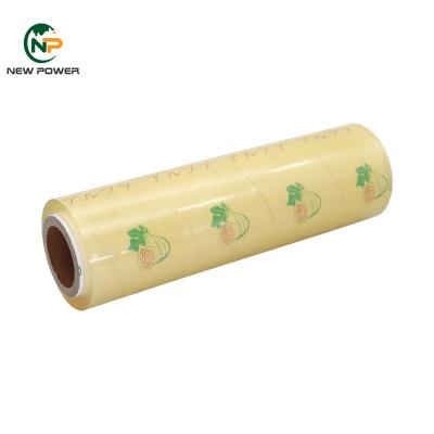 China Best Grade Cool Food Chain Moisture Proof Packing PVC For Clinging Film Jumbo Roll Stretch Film Casting PVC Film for sale