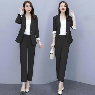 China 3 Piece Anti-Static Women's Blazer Set Pant Lady Women Office Suits for sale