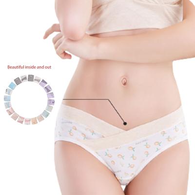 China Rose Madder Color Lavender Color 4 Piece Cotton Material 100% Maternity Panties Cheap Viable Price Breathable Plus Size Underwear for sale